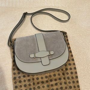 Real Italian Leather and Suede Purse